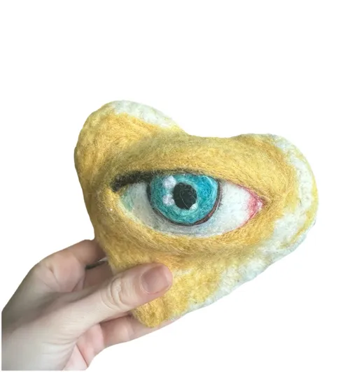 Felted heart — Mahla, New York · 2024