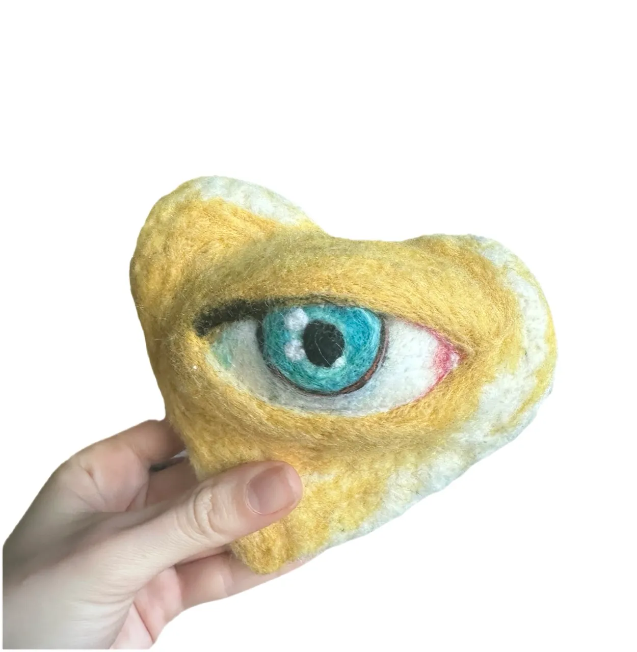 Felted heart